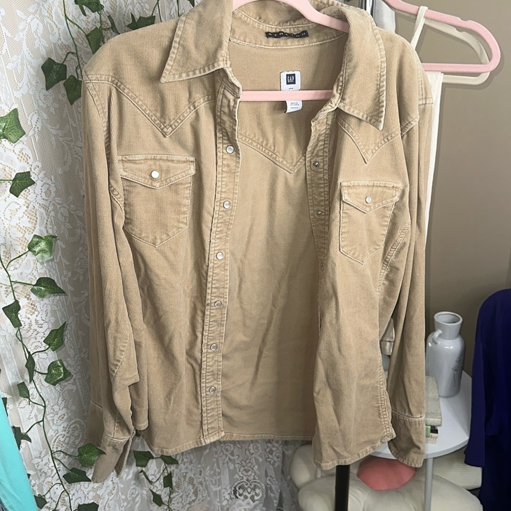 GAP Corduroy Button Up